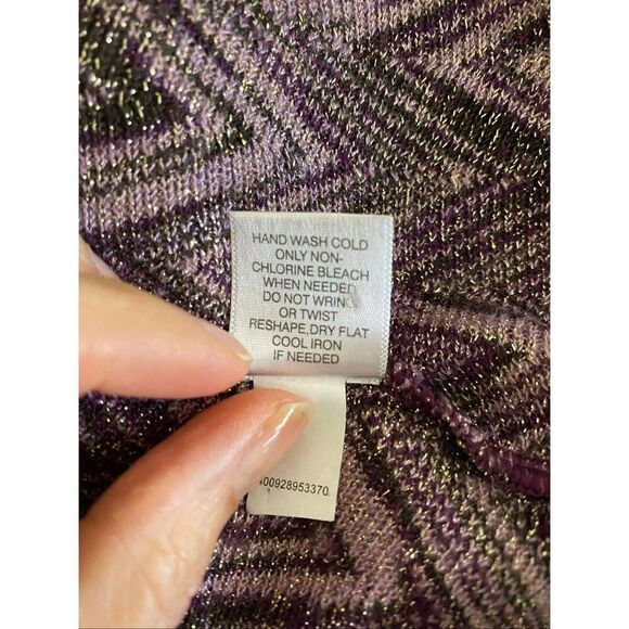 Apt. 9 shimmery open drape cardigan size L - Picture 8 of 9